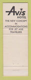 Matchbook Cover - Avis Hotel Detroit MI