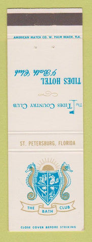 Matchbook Cover - The Bath Club Tides Country Club St Petersburg FL