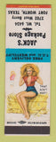 Matchbook Cover - Jack's Package Store Liquor Fort Worth TX pinup