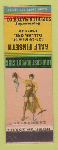 Matchbook Cover - Ralph Finseth Superior Match Company Dallas OR pinup