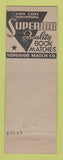 Matchbook Cover - Ralph Finseth Superior Match Company Dallas OR pinup