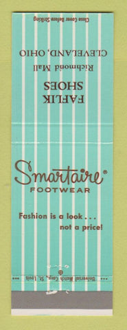 Matchbook Cover - Smartaire Shoes Faflik Cleveland OH
