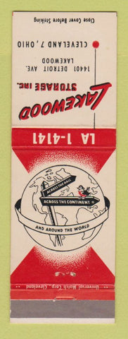 Matchbook Cover - Lakewood Storage Cleveland OH