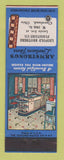 Matchbook Cover - Armstrong Linoleum Floors Leopold Bros Furniture Cleveland OH