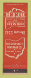 Matchbook Cover - Ohio State Beverage Beer Cleveland OH