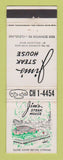 Matchbook Cover - Jim's Steak House Cleveland OH