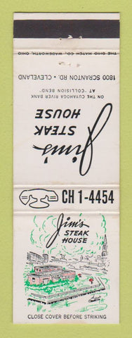 Matchbook Cover - Jim's Steak House Cleveland OH