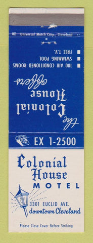 Matchbook Cover - Colonial House Motel Cleveland OH