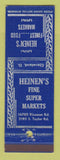 Matchbook Cover - Heinen's Food Markets Grocery Cleveland OH