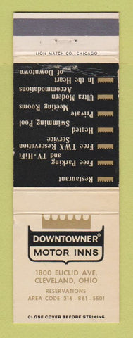Matchbook Cover - Downtowner Motor Inns Cleveland OH