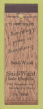 Matchbook Cover - Suid Wahl Lumber Supply Cleveland OH