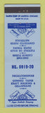 Matchbook Cover - Evans Tags Cleveland OH