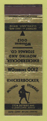 Matchbook Cover - Knickerbocker Moving Storage Cleveland OH