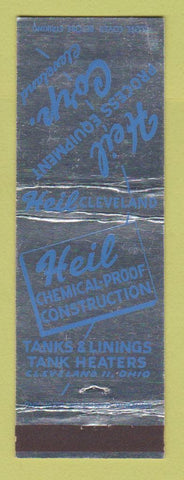 Matchbook Cover - Heil Process Equipment Corp Cleveland OH chemical proof
