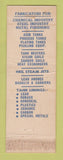 Matchbook Cover - Heil Process Equipment Corp Cleveland OH chemical proof