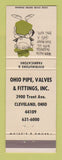 Matchbook Cover - Ohio Pipe Valves Fittings Cleveland OH