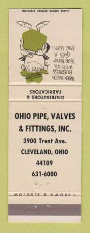 Matchbook Cover - Ohio Pipe Valves Fittings Cleveland OH