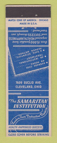 Matchbook Cover - Samaritan Institution Cleveland OH