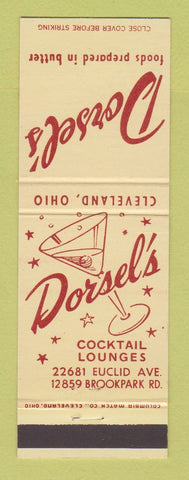 Matchbook Cover - Dorsel's Cocktail Lounge Cleveland OH