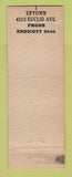 Matchbook Cover - Luccioni's Cleveland OH