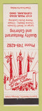 Matchbook Cover - Quality Restaurant Catering Cleveland OH Christmas