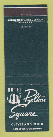 Matchbook Cover - Hotel Bolton Square Cleveland OH WEAR