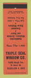 Matchbook Cover - Triple Seal Window Company Cleveland OH