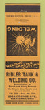 Matchbook Cover - Ridler Tank and Welding Cleveland OH