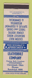 Matchbook Cover - Leatherbilt Company furniture Cleveland OH