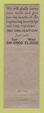 Matchbook Cover - Fixag Post Cleveland OH WEAR