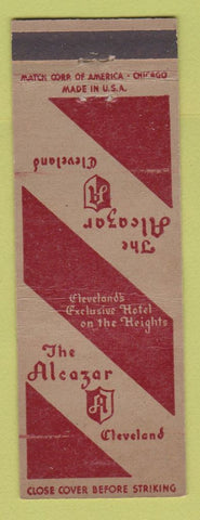 Matchbook Cover - The Alcazar Hotel Cleveland OH WEAR