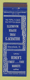 Matchbook Cover - Heinen's Food Markets Grocery Cleveland OH