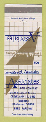 Matchbook Cover - Associates Loan Company Cleveland OH