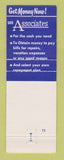 Matchbook Cover - Associates Loan Company Cleveland OH