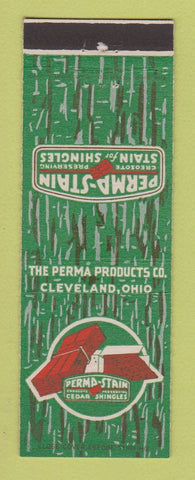 Matchbook Cover - Perma Stain Cedar Shingles Cleveland OH