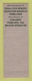 Matchbook Cover - Perma Stain Cedar Shingles Cleveland OH