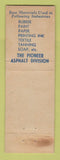 Matchbook Cover - Witco Chemical Company Cleveland OH