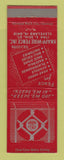 Matchbook Cover - Knapp Wire Fence Cleveland OH