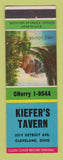 Matchbook Cover - Kiefer's Tavern Cleveland OH