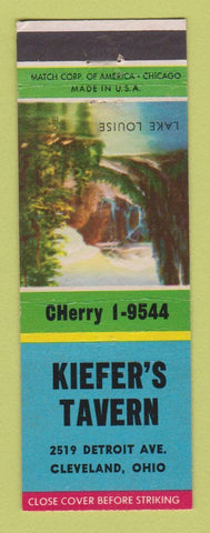 Matchbook Cover - Kiefer's Tavern Cleveland OH
