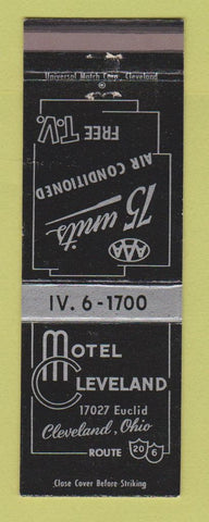 Matchbook Cover - Motel Cleveland OH