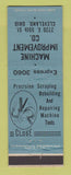 Matchbook Cover - Machine Improvement Company Cleveland OH