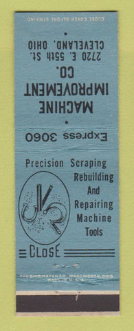Matchbook Cover - Machine Improvement Company Cleveland OH