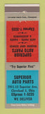 Matchbook Cover - Superior Auto Parts Cleveland OH