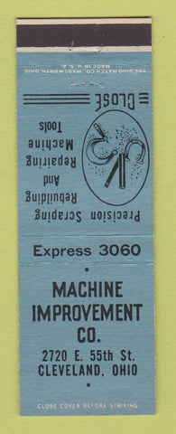 Matchbook Cover - Machine Improvement Company Cleveland OH