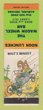 Matchbook Cover - Wagon Wheel Bar Auburn IN hillbilly