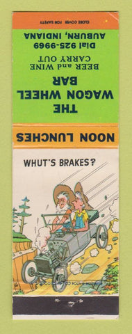Matchbook Cover - Wagon Wheel Bar Auburn IN hillbilly