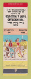 Matchbook Cover - Van Norstrand Paint Wall Paper Poughkeepsie NY WEAR hillbilly