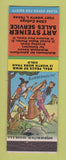 Matchbook Cover - Art Steiner matchbooks greeting cards Fort Worth TX hillbilly