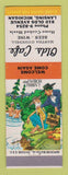 Matchbook Cover - Olds Cafe Lansing MI hillbilly